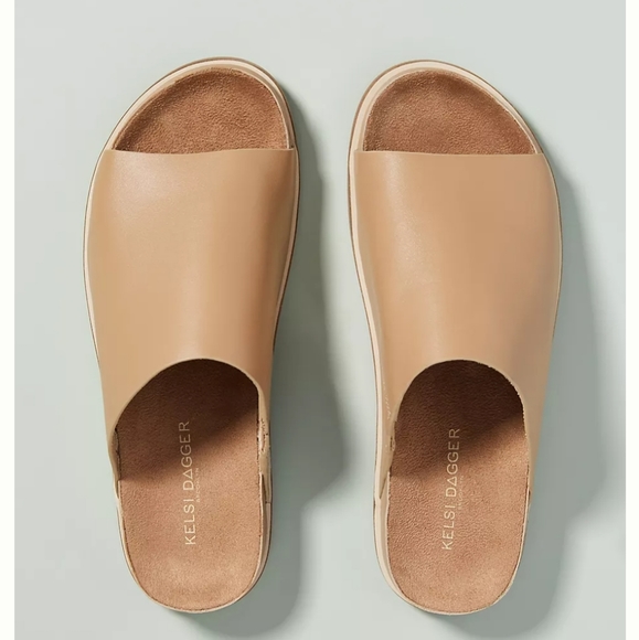 Kelsi Dagger Brooklyn Squish Slide Sandals- Oat - Picture 2 of 15